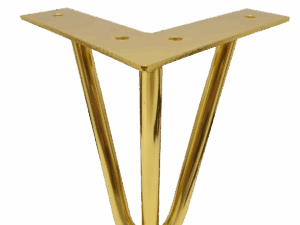 Pata 3 Hilos Metalica Gold