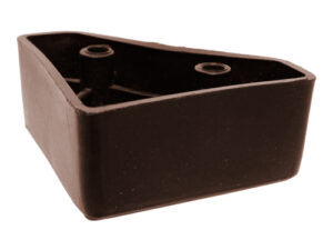 Pata Triángulo Plástico Chica Café